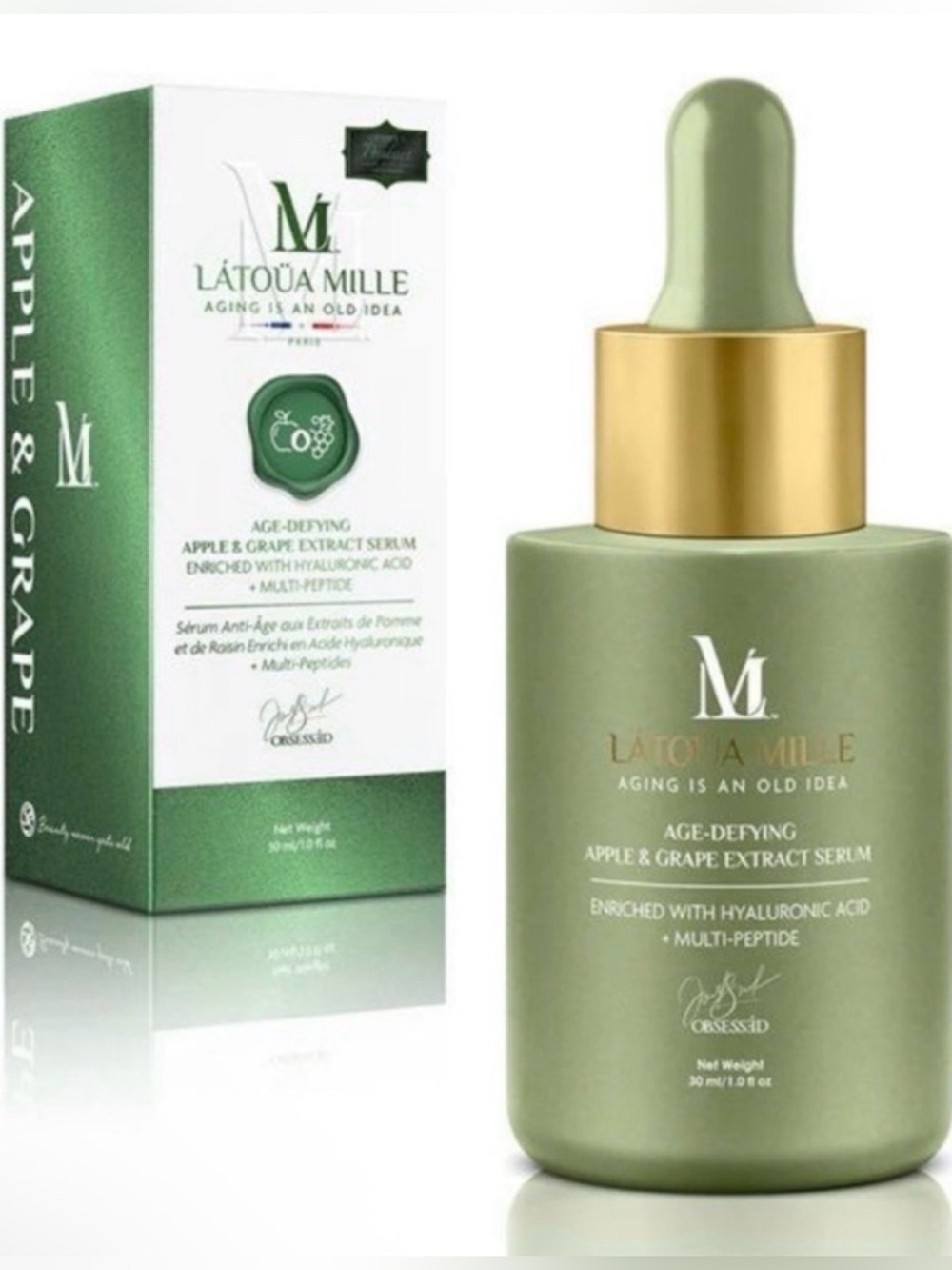 Latoua Mille Age-Defying Stem Cell Serum w/Hyaluronic Acid & Multi-Peptides